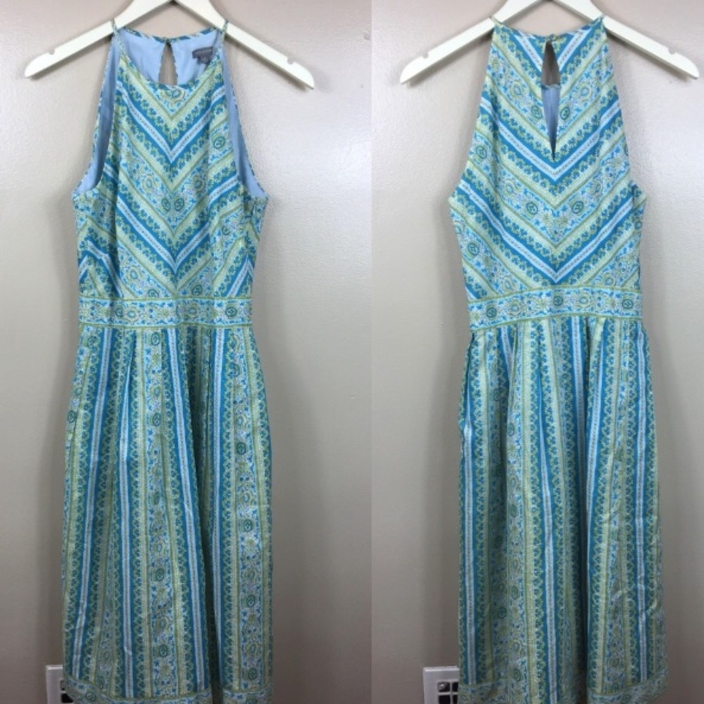 Ann Taylor Paisley Dress Sz 6